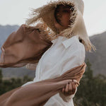 VELA modal hijab in Light Taupe, flattering on all skin tones and easy to wear every day