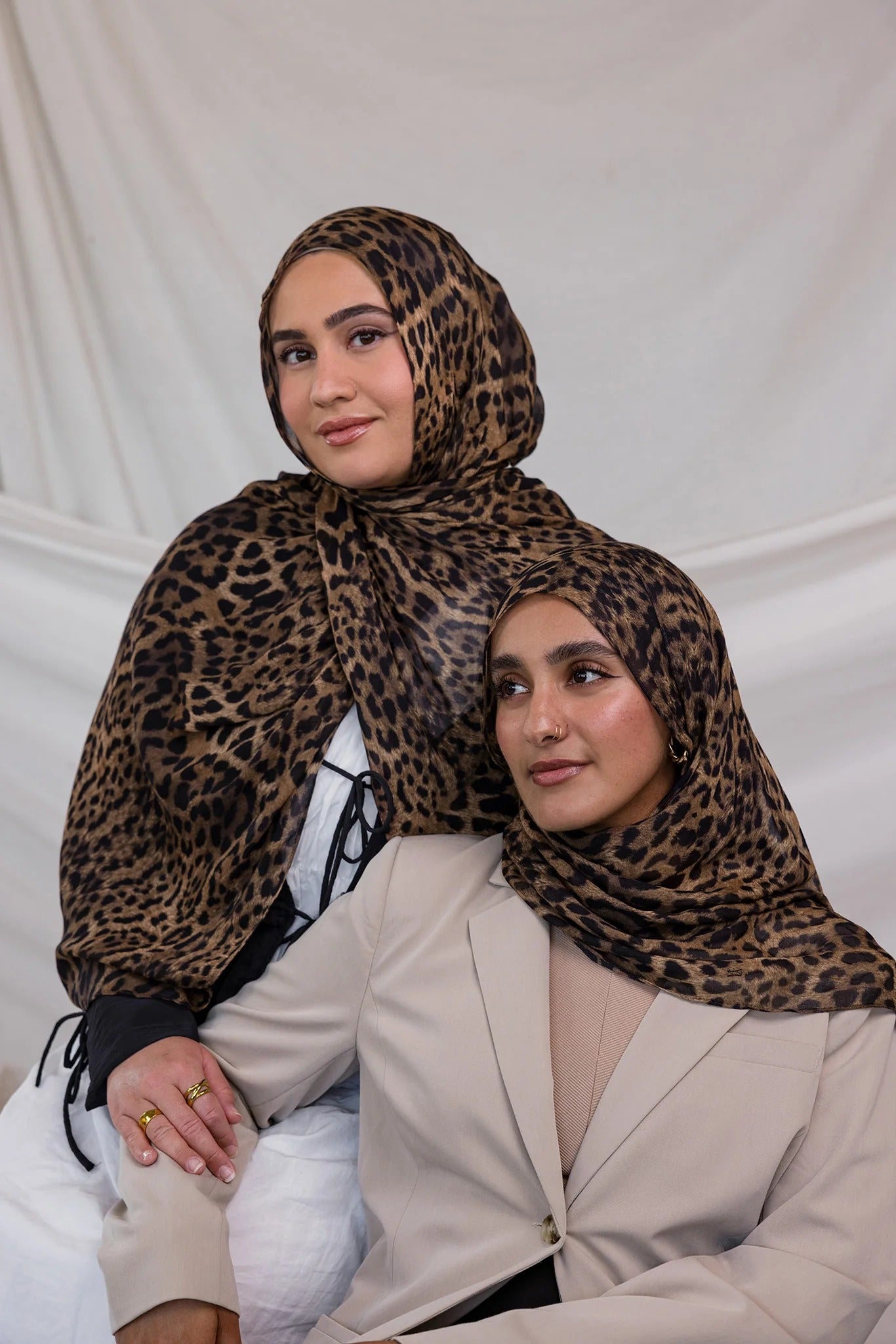 Leopard Hijab Outfit Ideas for Every Season
