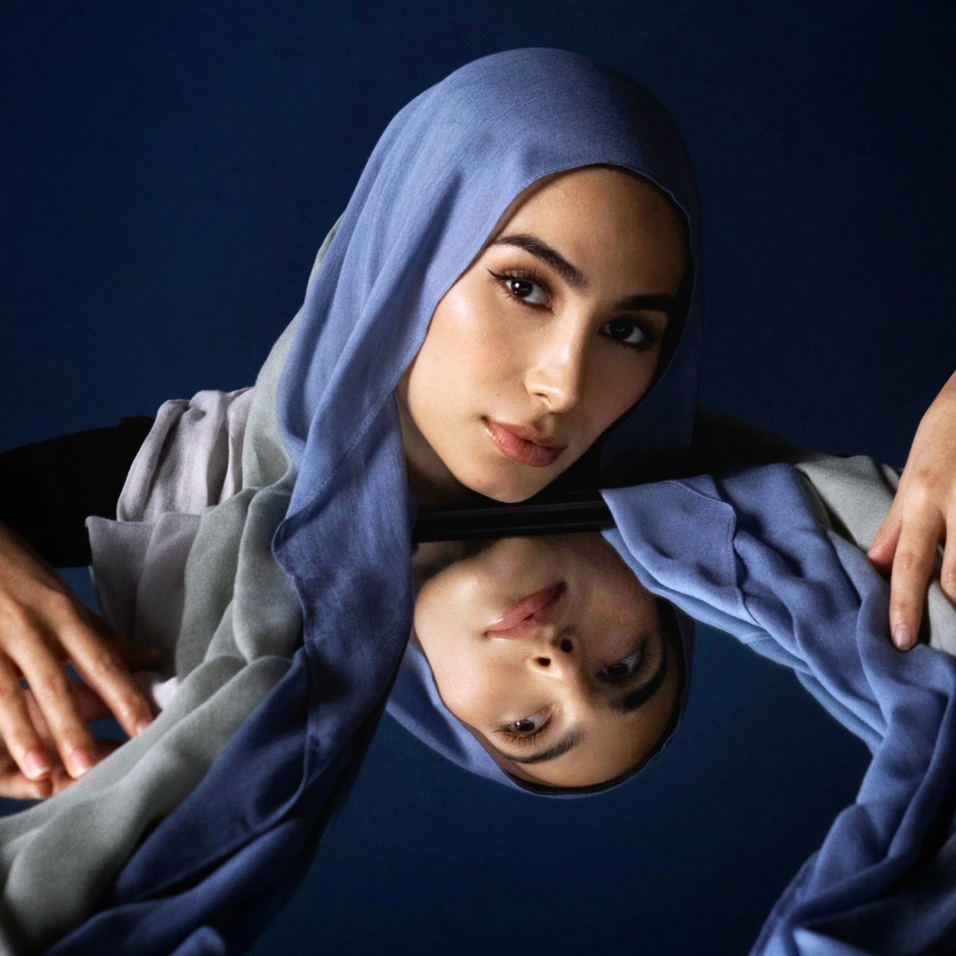 How to Style an Ombre Modal Hijab Day to Night