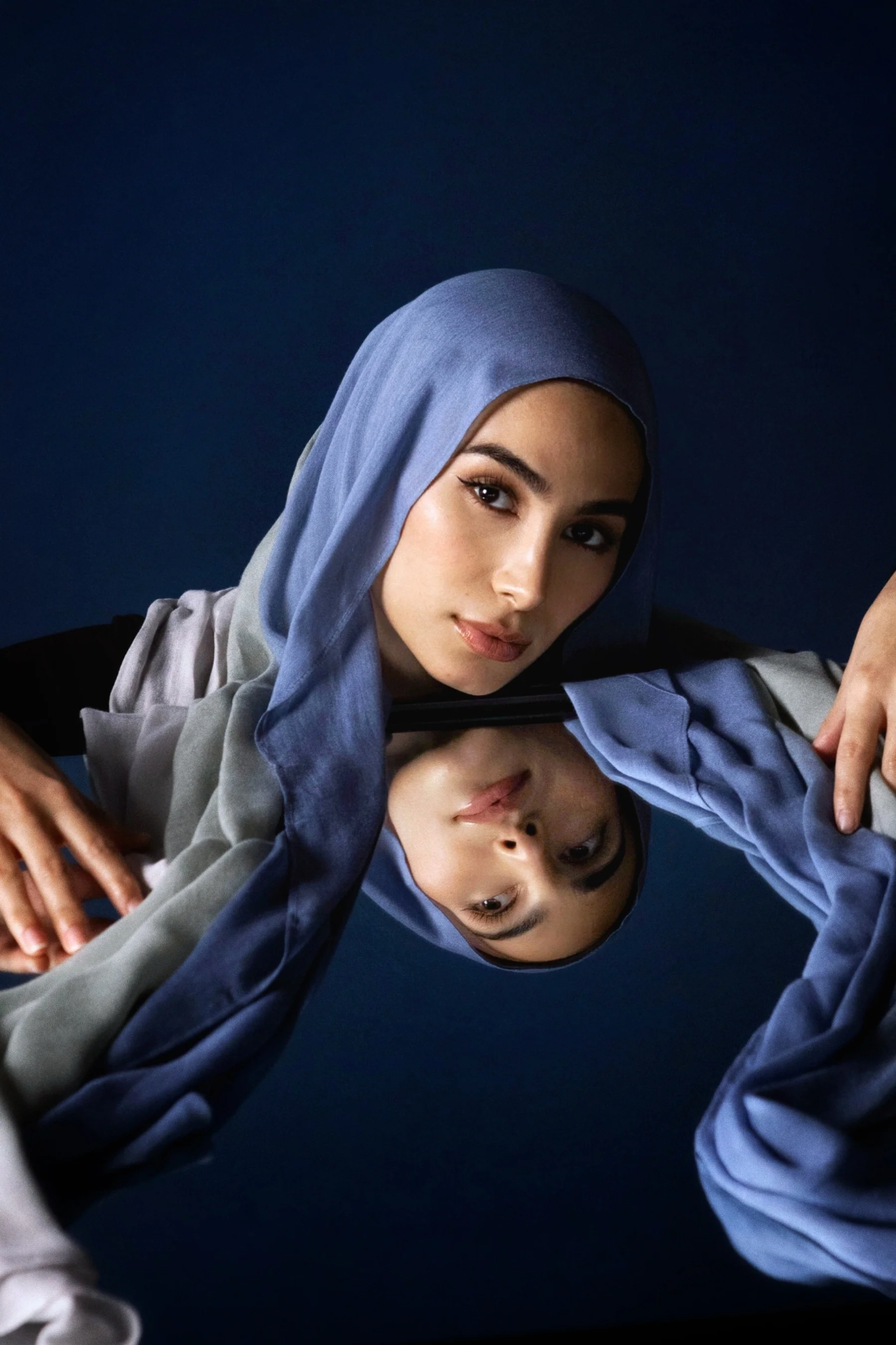 How to Style an Ombre Modal Hijab Day to Night