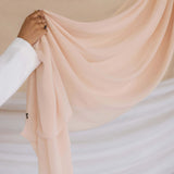 rosewater crepe chiffon