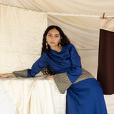 Saya Cinched Dress Royal Blue