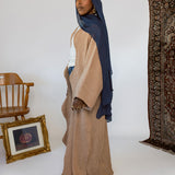 tan curve abaya