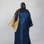 Full-length abaya with elegant embroidery across the back and smooth, breathable fabric