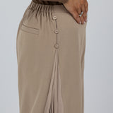 Pleated Self Contrast Pant
