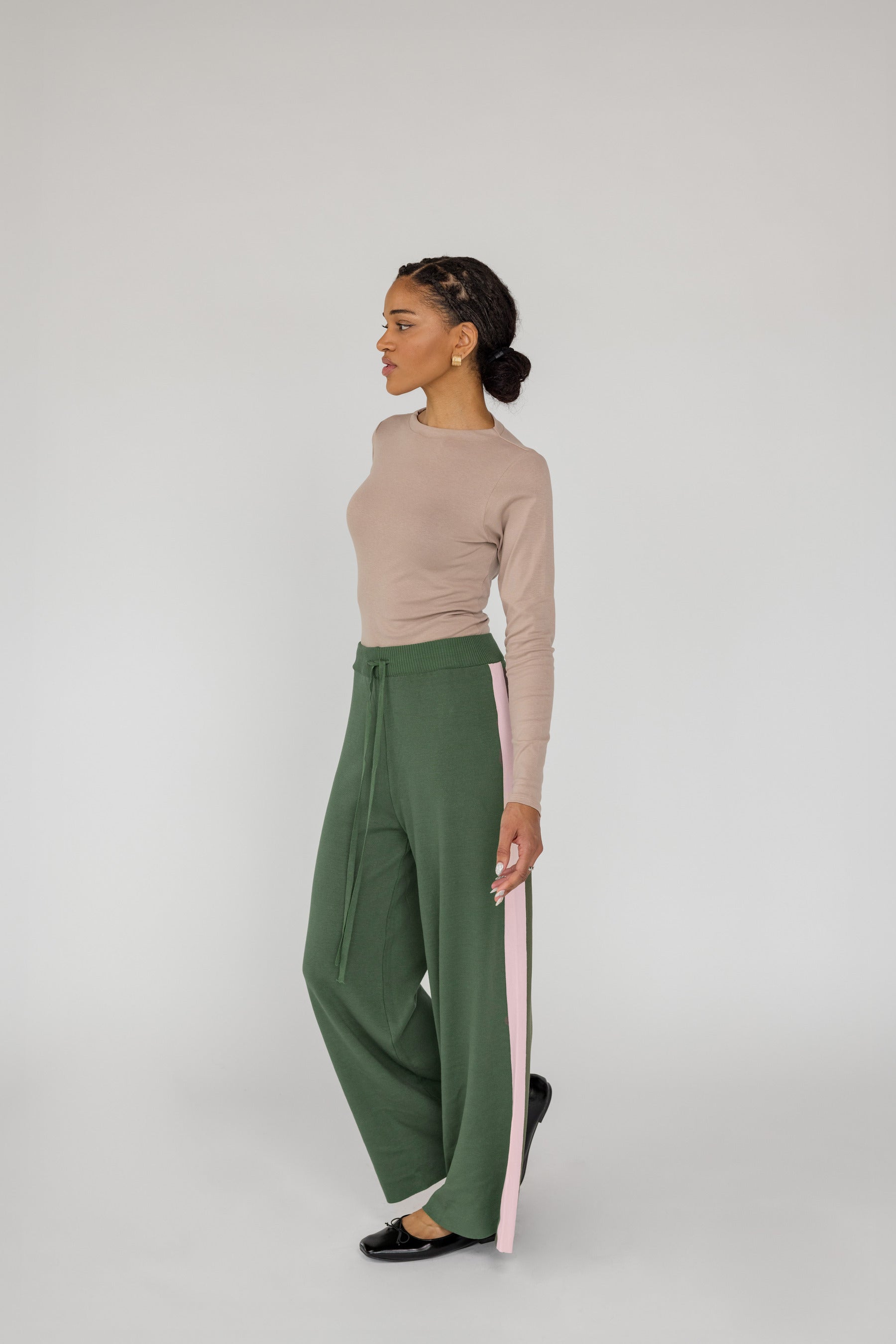 Sport Stripe Pant Olive - Image 6
