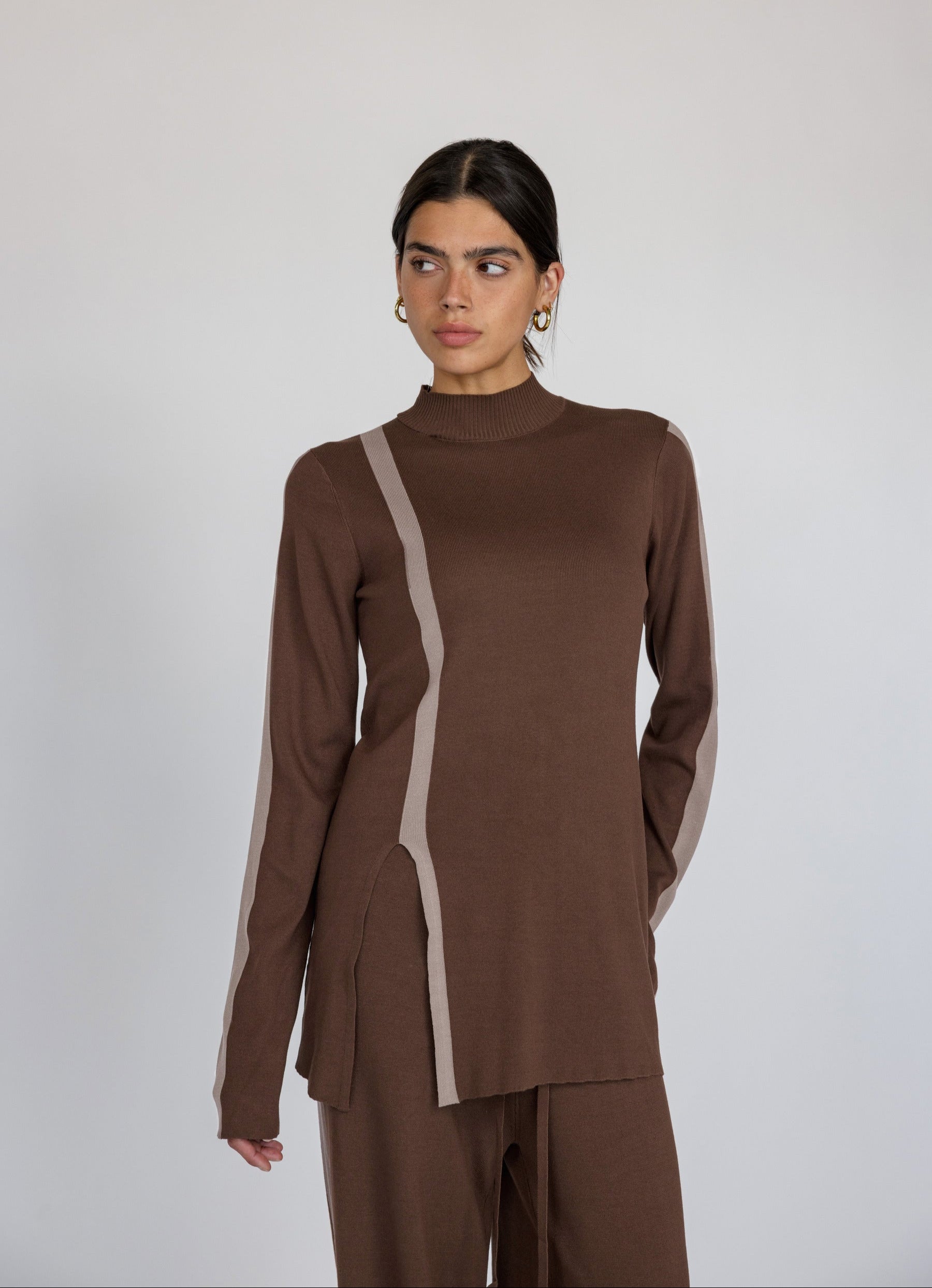 Sport Stripe Top Oak - Image 1