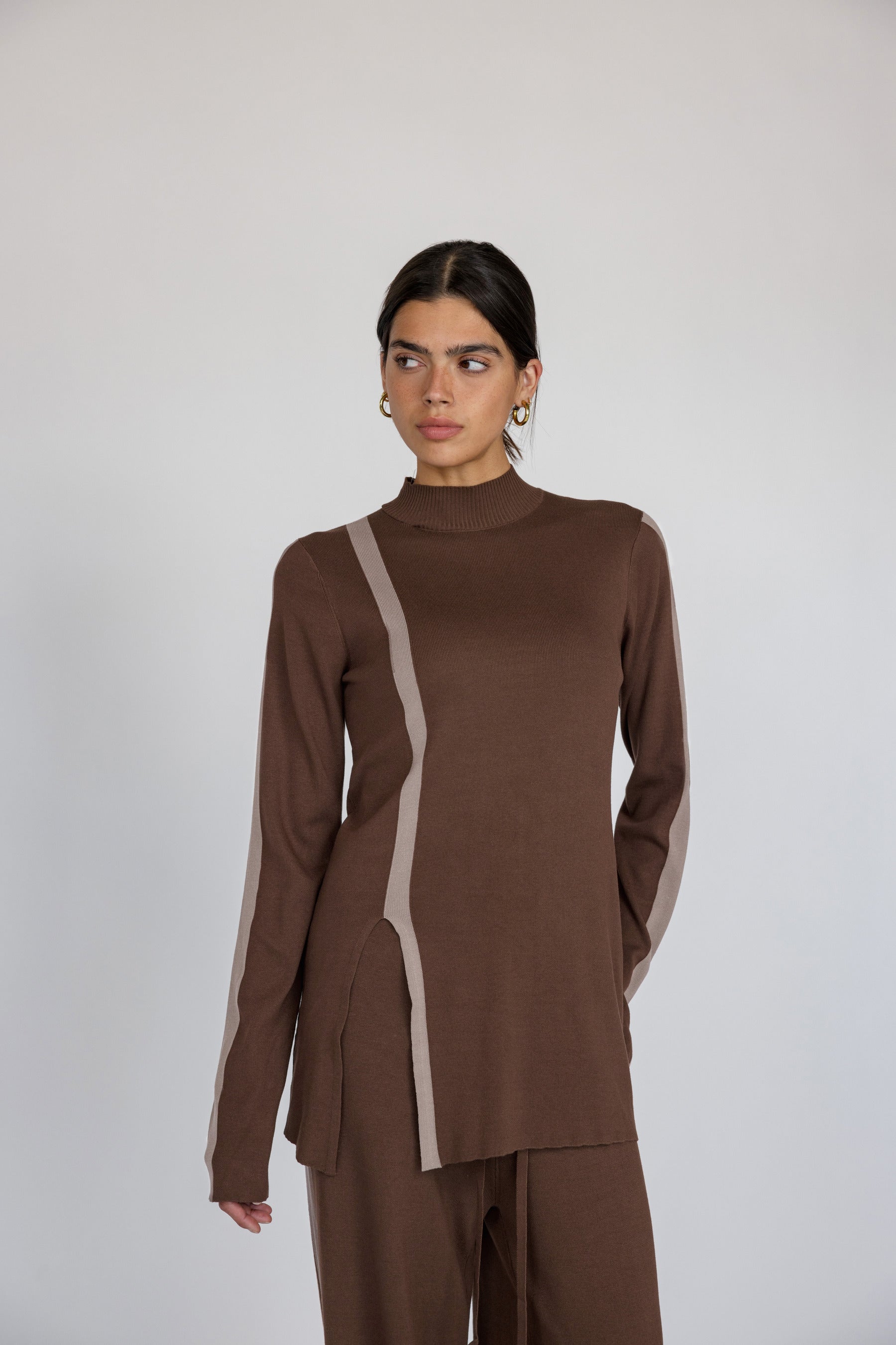 Sport Stripe Top Oak - Image 1
