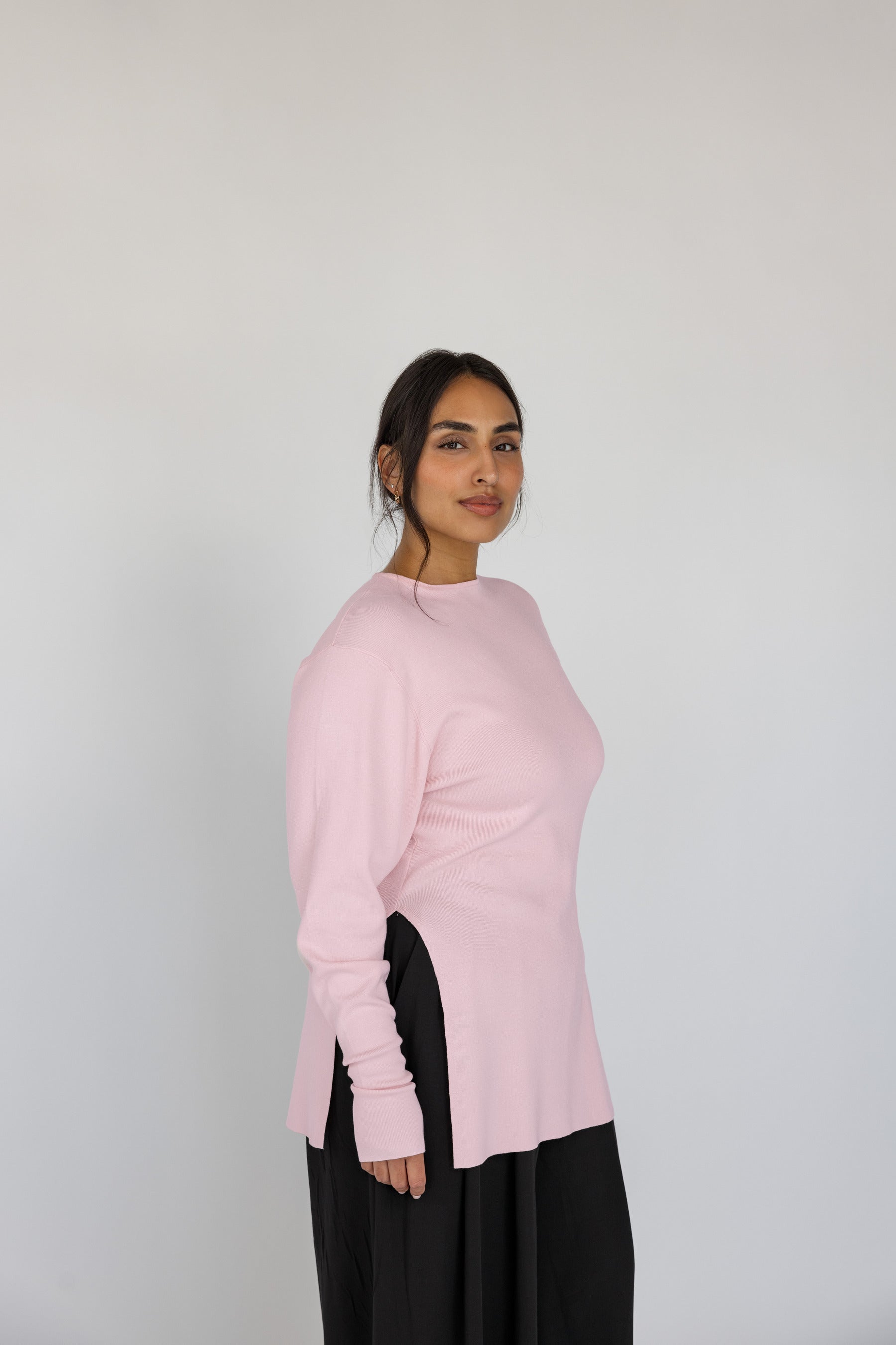 Side Slit Top Pink - Image 2