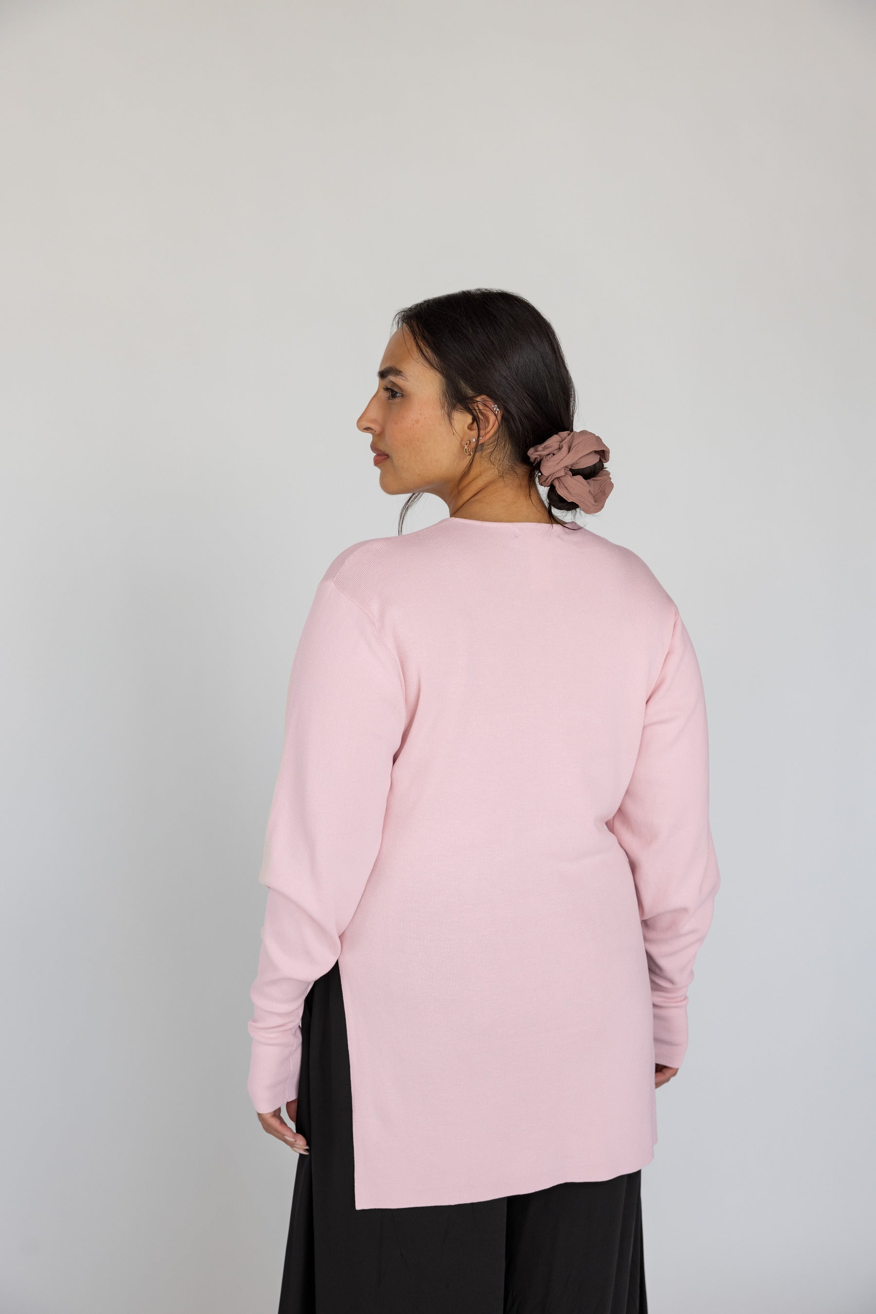 Side Slit Top Pink - Image 4