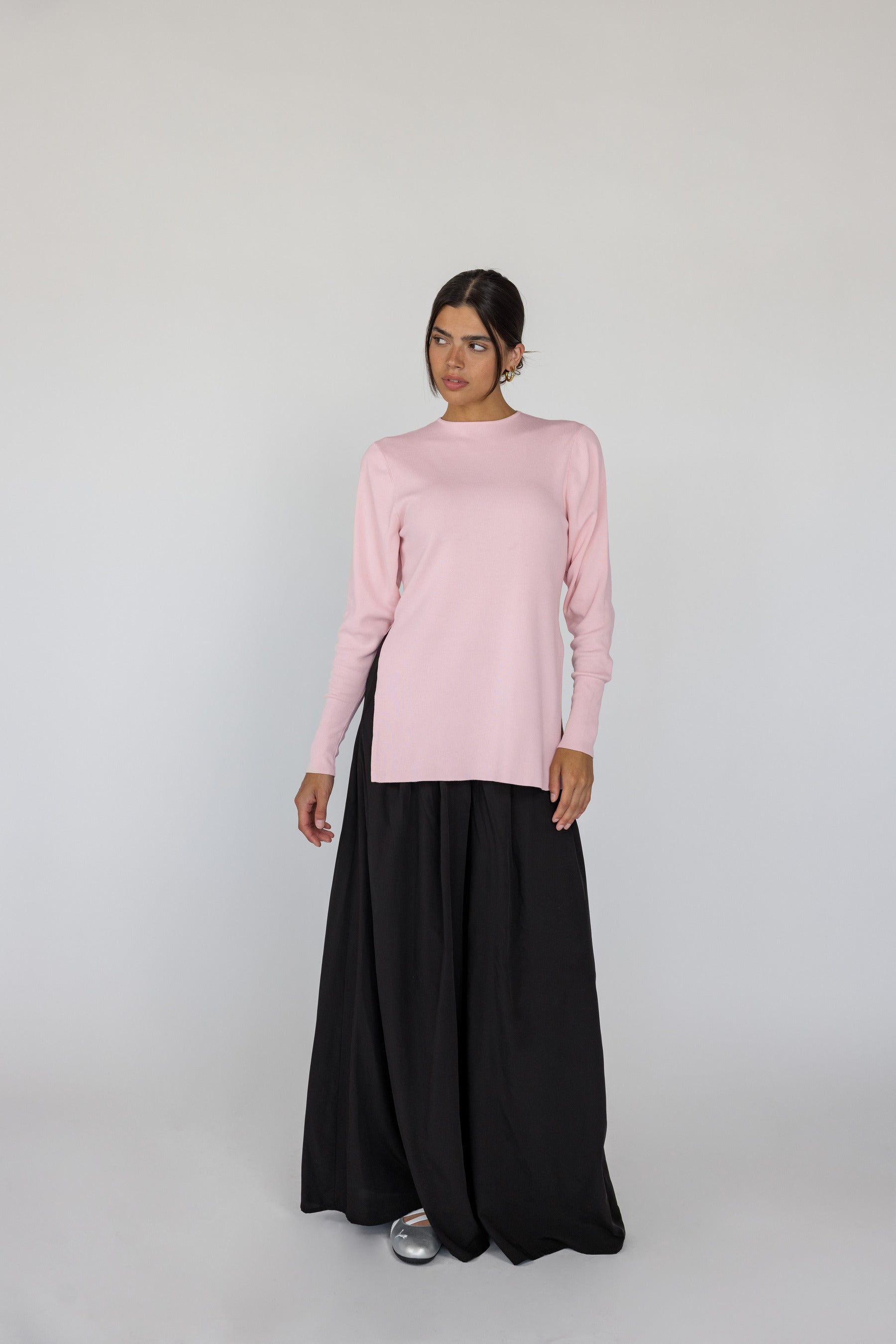 Side Slit Top Pink - Image 6