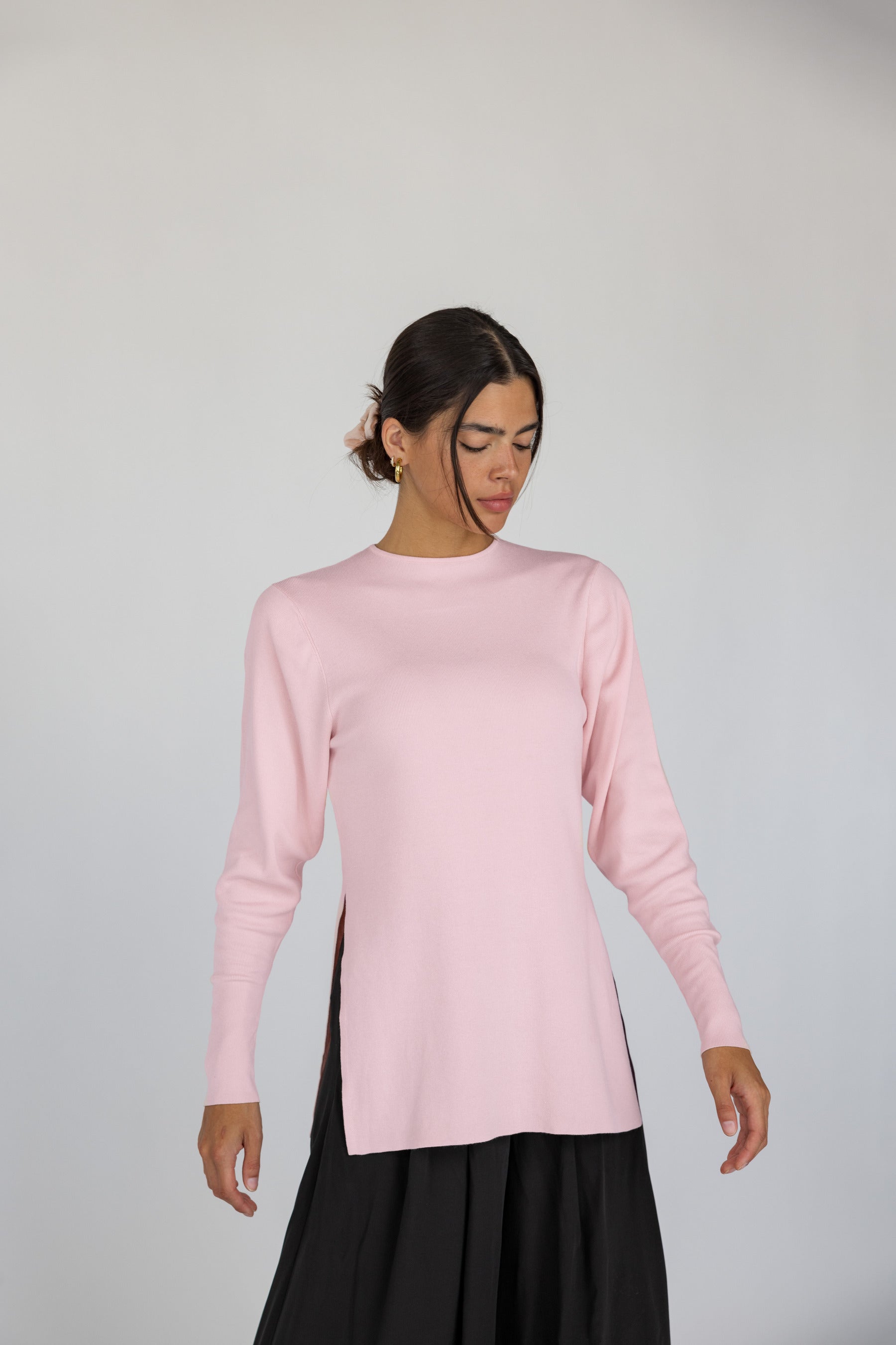 Side Slit Top Pink - Image 7
