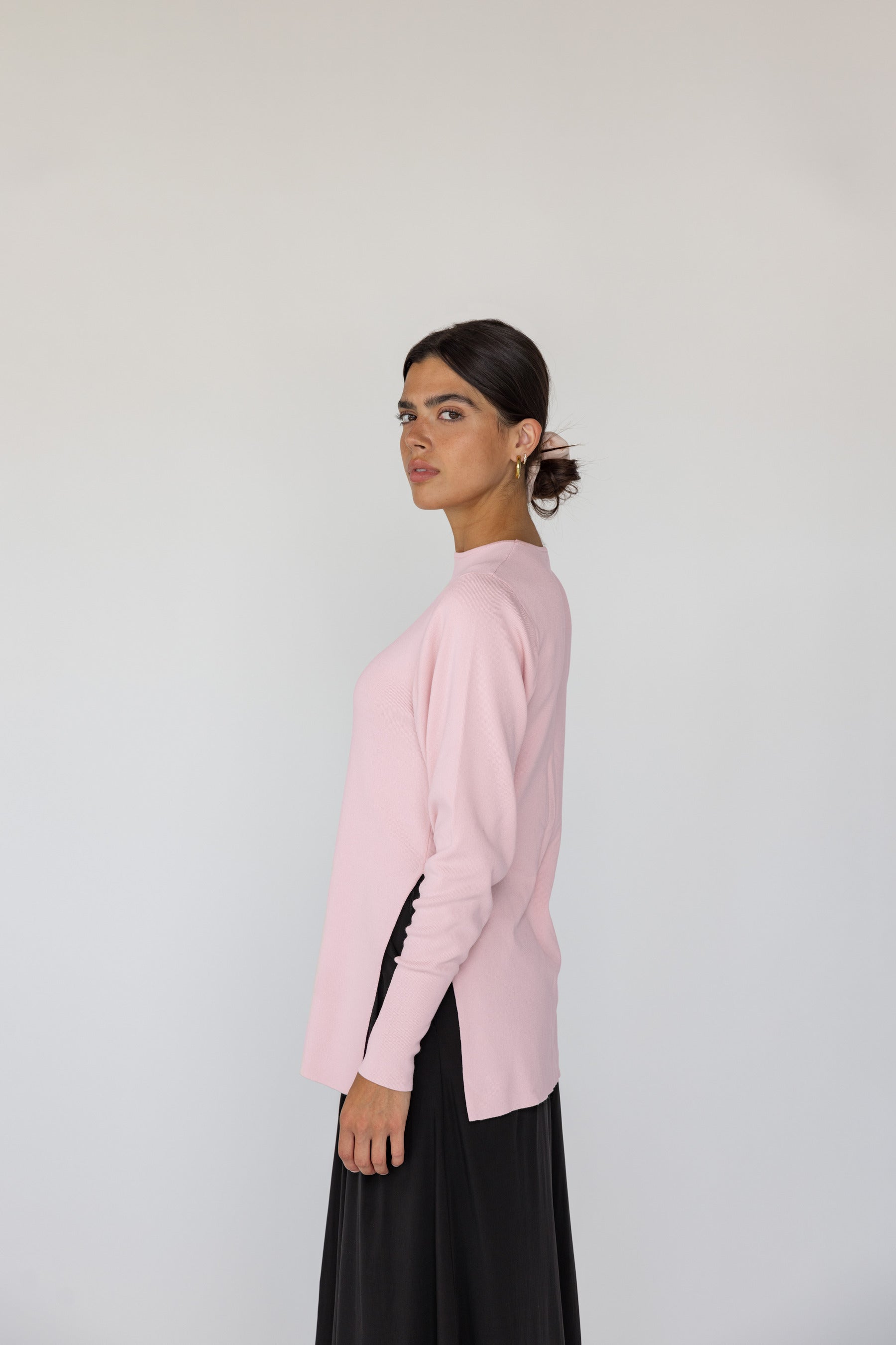 Side Slit Top Pink - Image 8