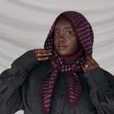 Velaclava Plum/Plaid