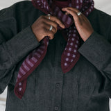 Velaclava Plum/Plaid