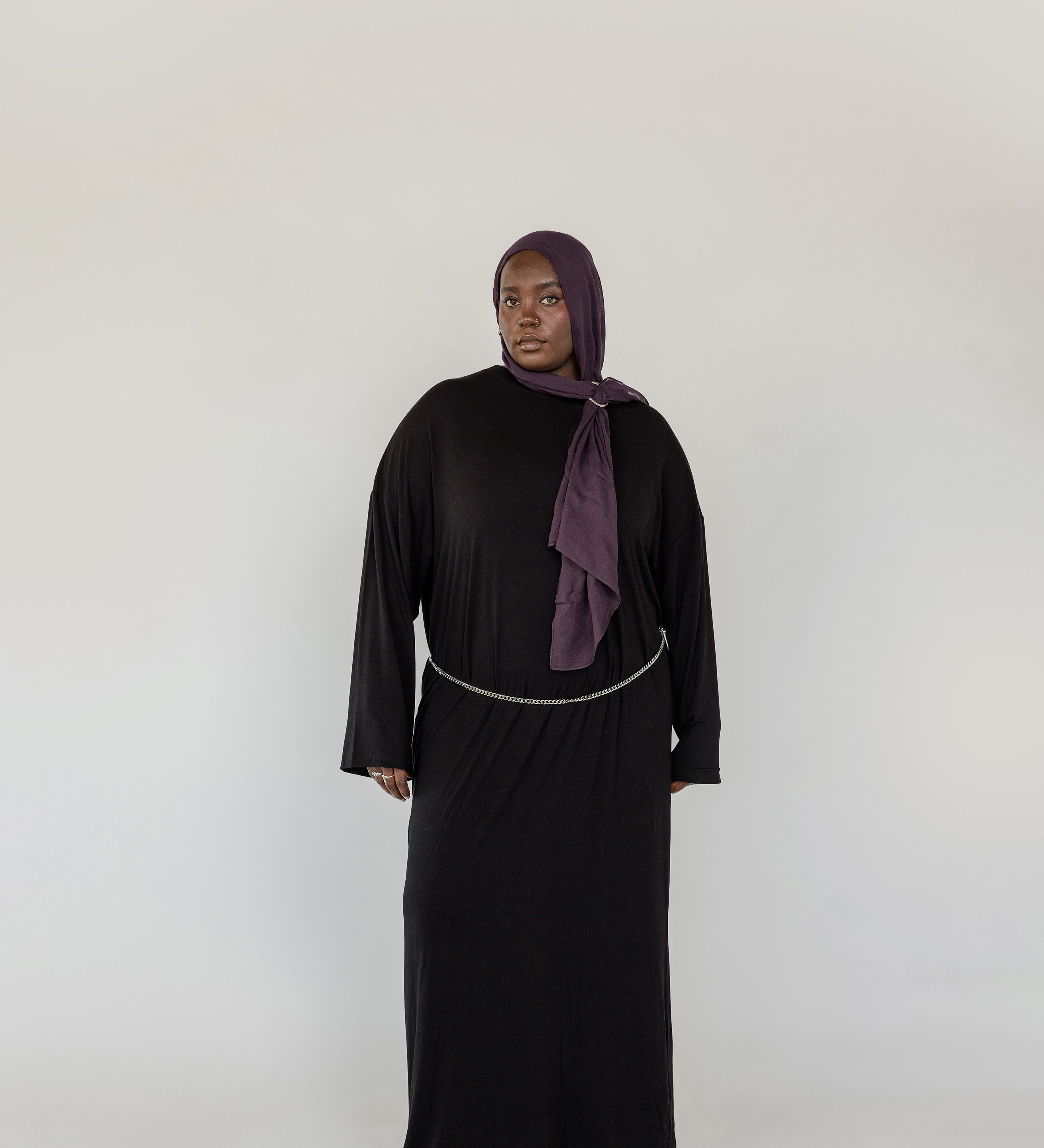Boxy Knit Dress Ink