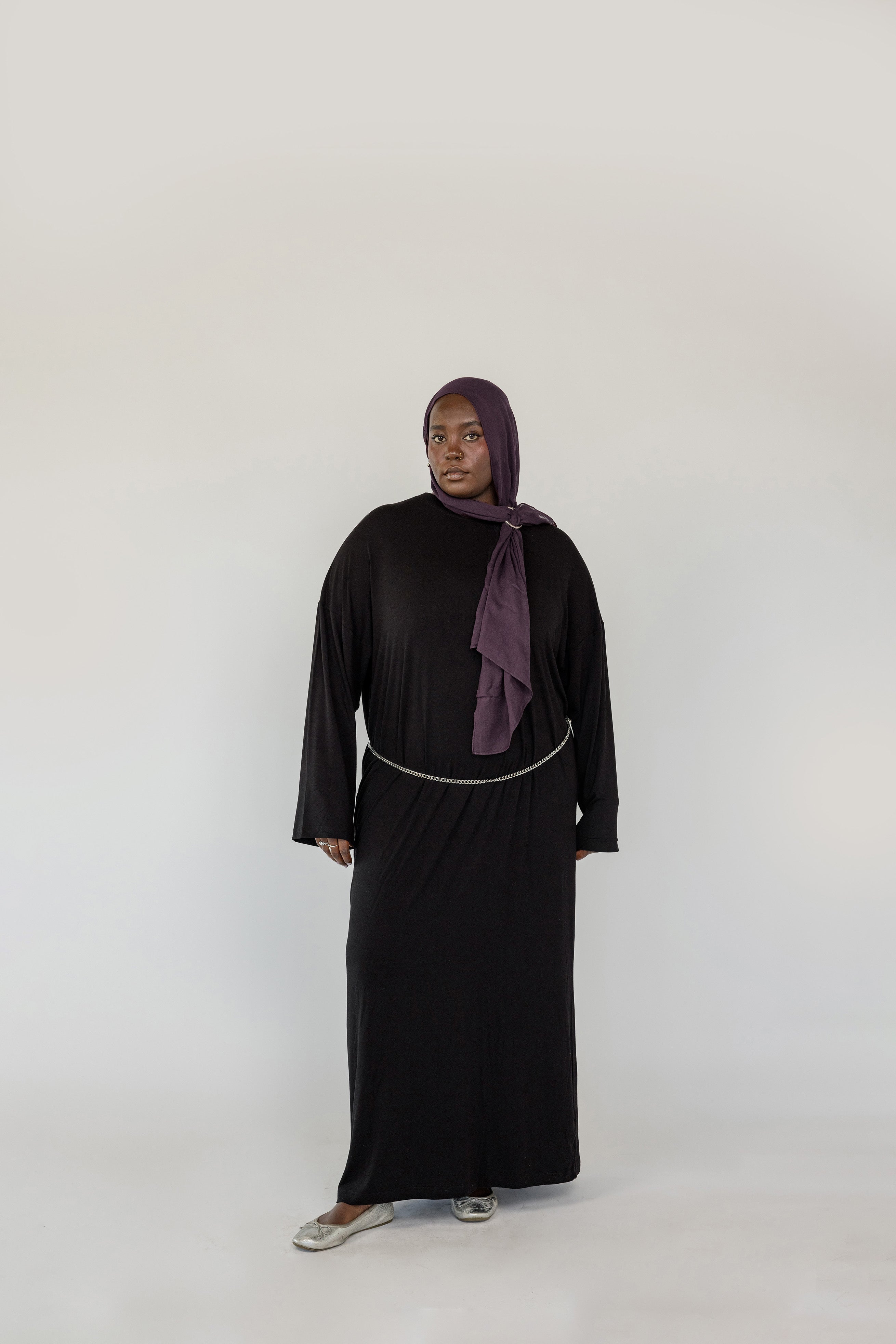 Boxy Knit Dress Ink - Image 2