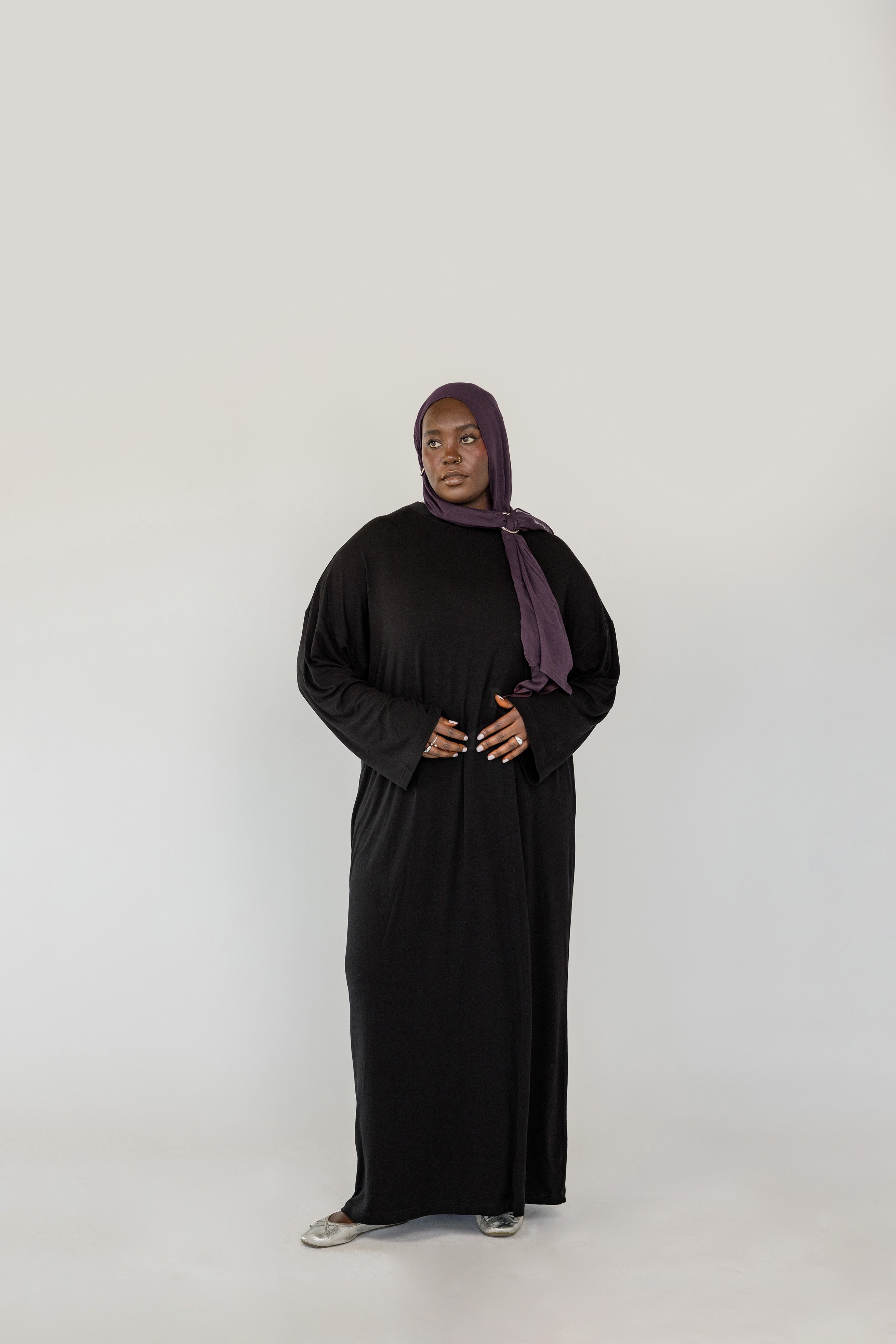 Boxy Knit Dress Ink - Image 7