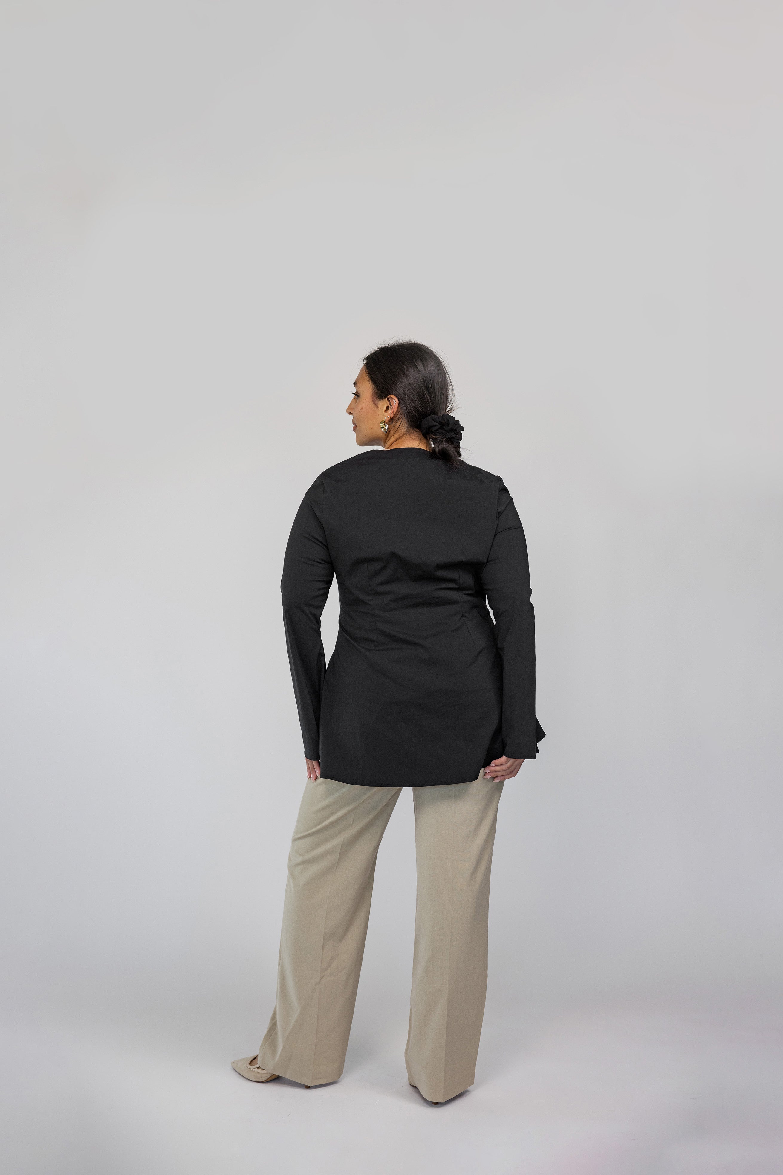 Two Way Zip Top Black - Image 6