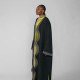 Tweed Curve Abaya Black