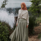 Braided Cascade Skirt