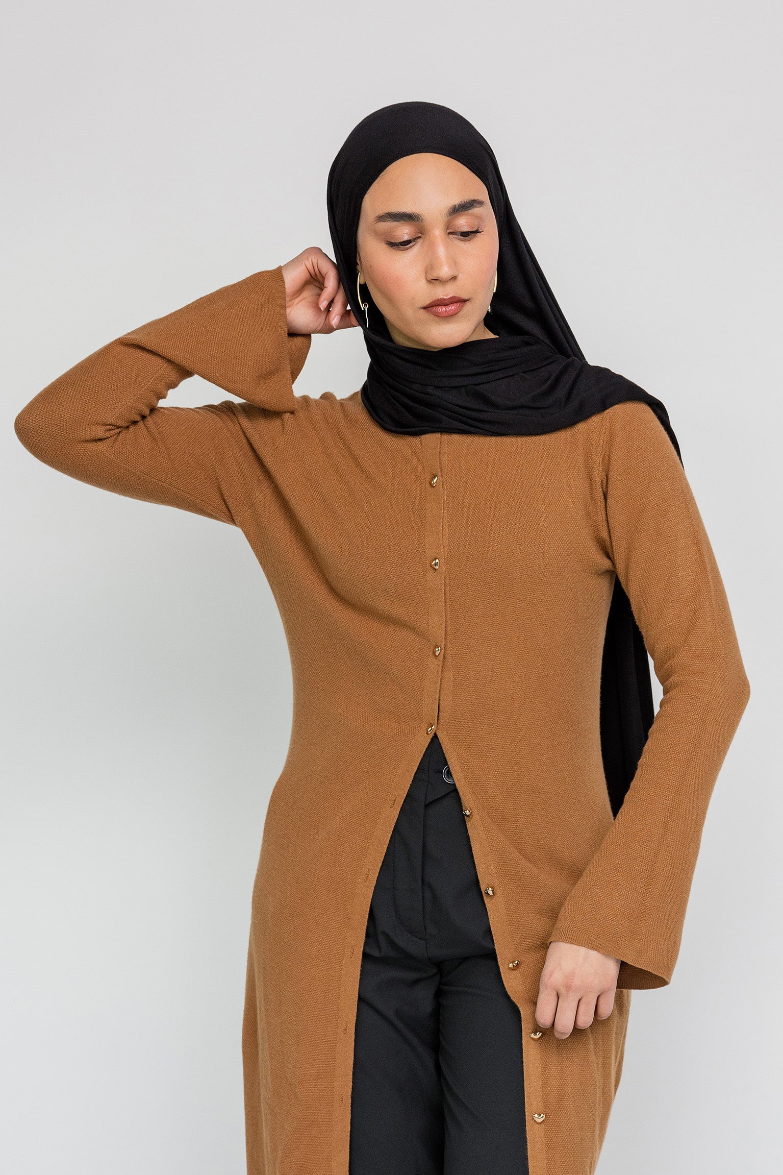Knit Cardigan Dress