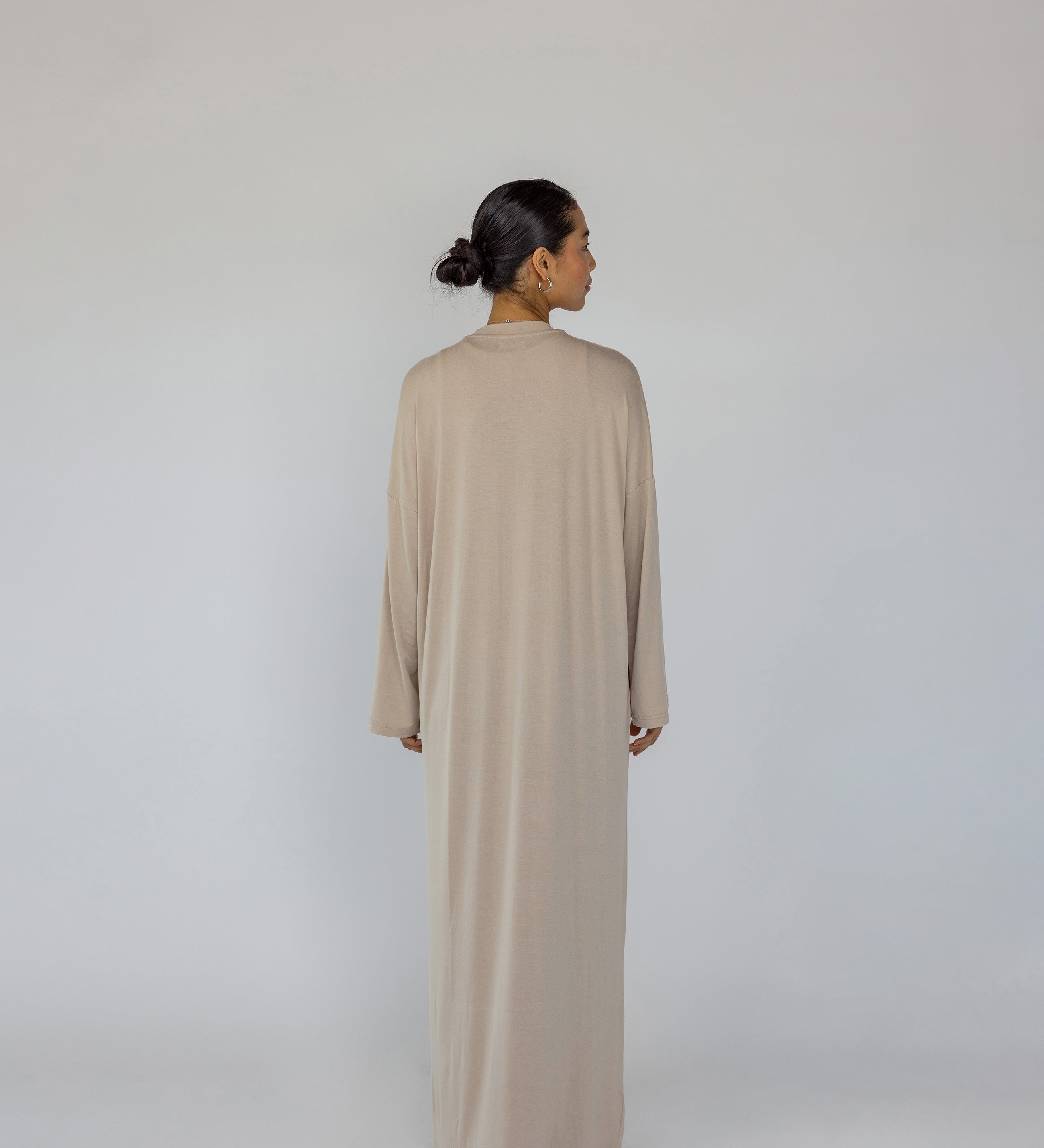 Boxy Knit Dress Oat