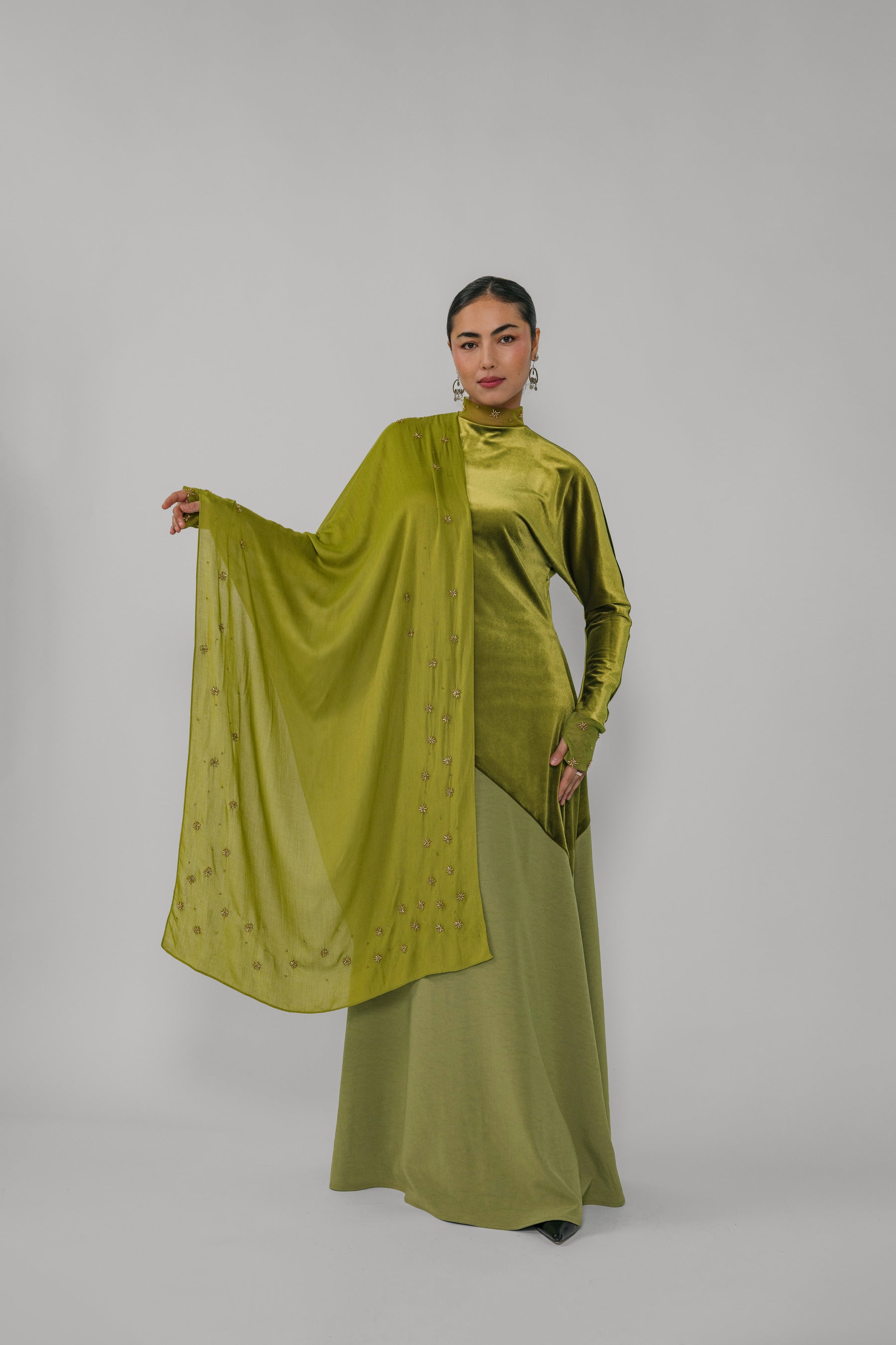 Celestial Contrast Dress Chartreuse, Chartreuse / XXS/XS 53 Celestial Contrast Dress Chartreuse, Chartreuse / XXS/XS 53