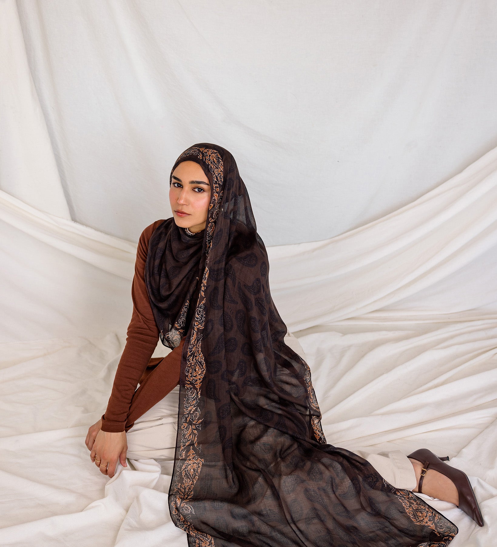 Chocolate Paisley