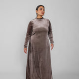 Velvet Dress Mink