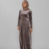 Velvet Dress Mink