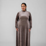 Velvet Dress Mink