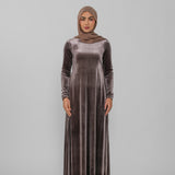 Velvet Dress Mink