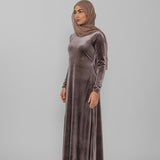 Velvet Dress Mink