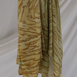 Two Olive Dunes side by side to showcase the hand dyeing variation of colors. 