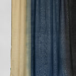 ombre blue fabric swatch on a white background