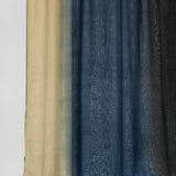 ombre blue fabric swatch on a white background