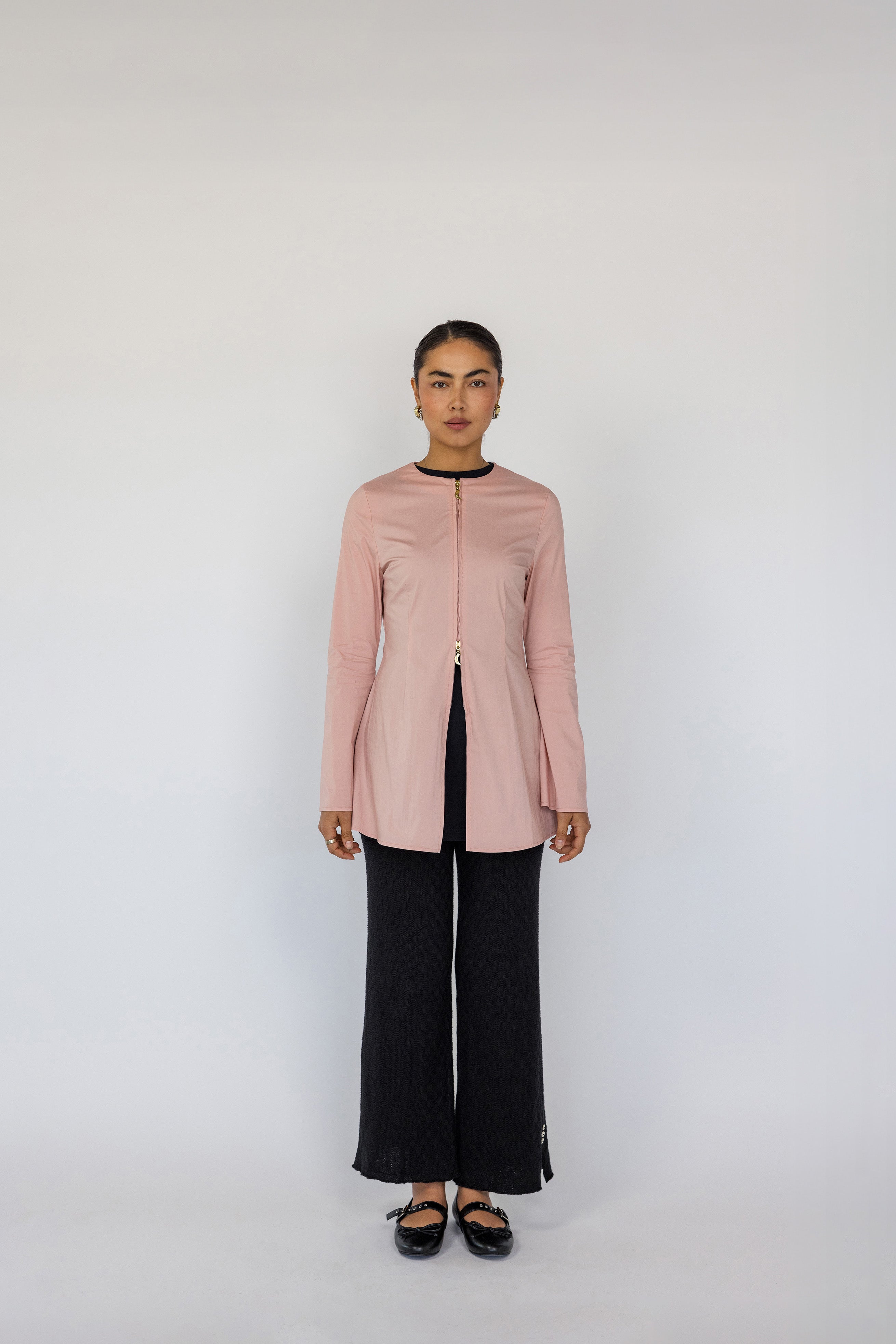Two Way Zip Top Rose - Image 3
