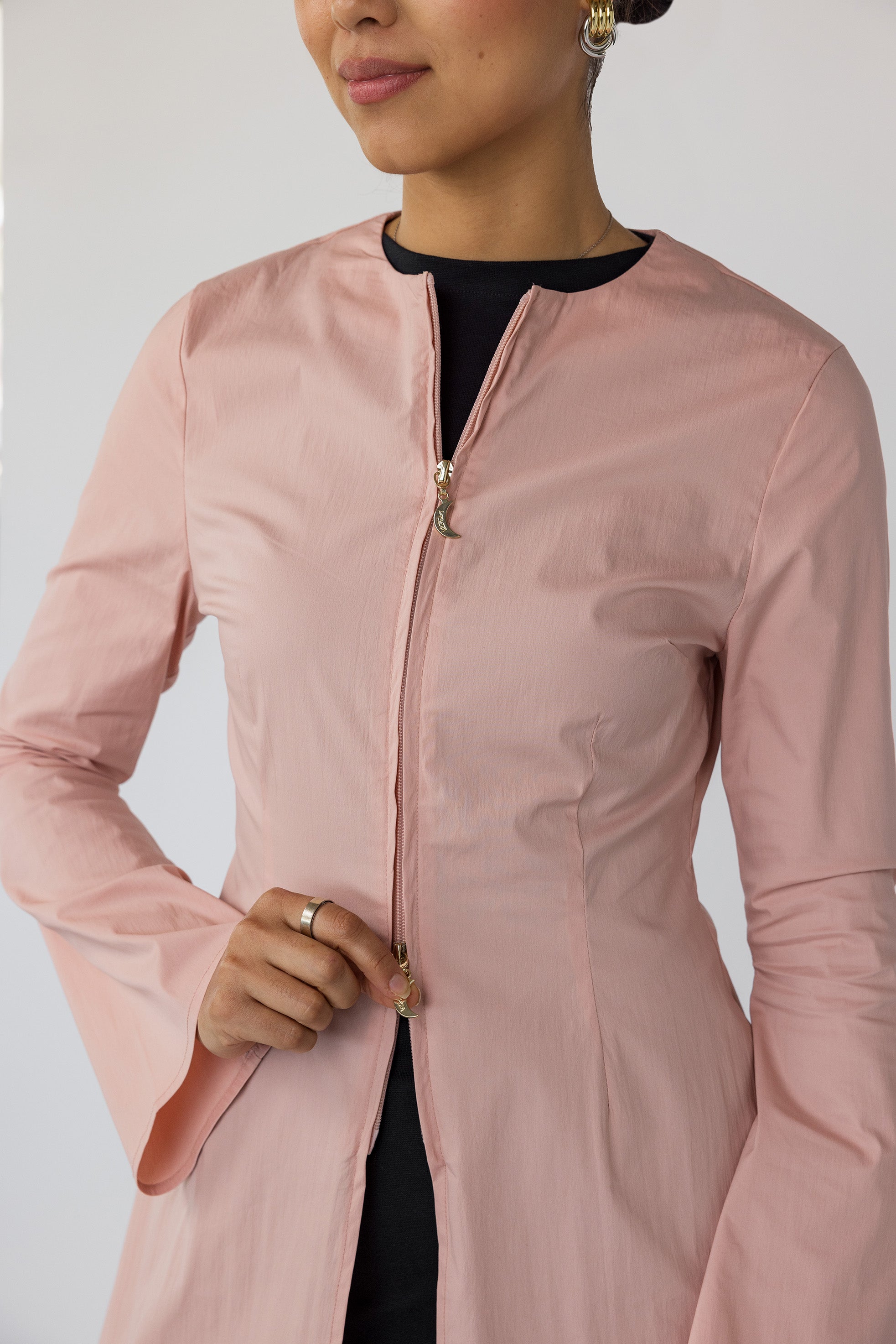Two Way Zip Top Rose - Image 2