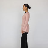 Two Way Zip Top Rose