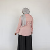 Two Way Zip Top Rose