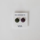 Matte Magnets Olive/Chocolate