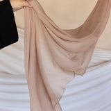 café cream silk chiffon