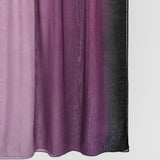 Ombre scarf transitioning from purple to black on a white background