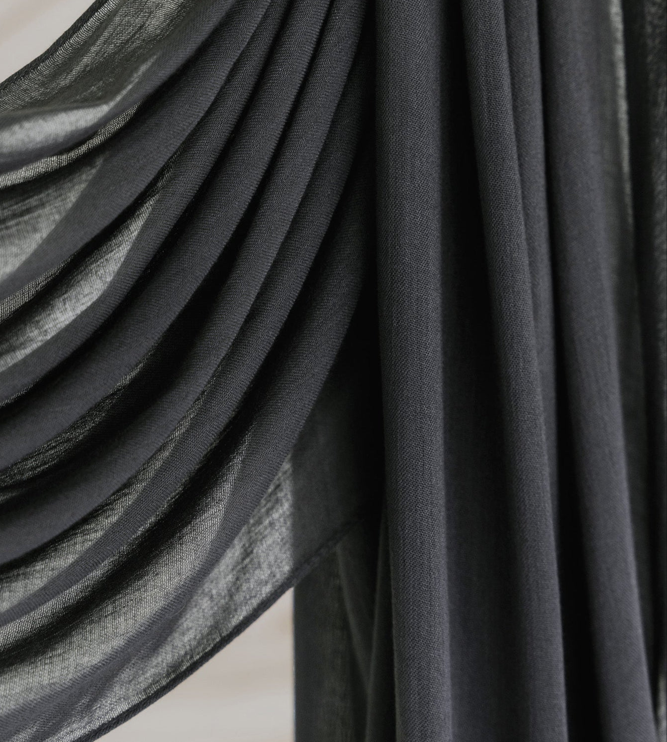 dark gray swatch of fabric