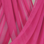 Close-up product shot of Rose Wave that shows the pink color and drape of fabric. 