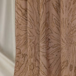 Close up of Mocha Dunes hijab to show hijab against a neutral background
