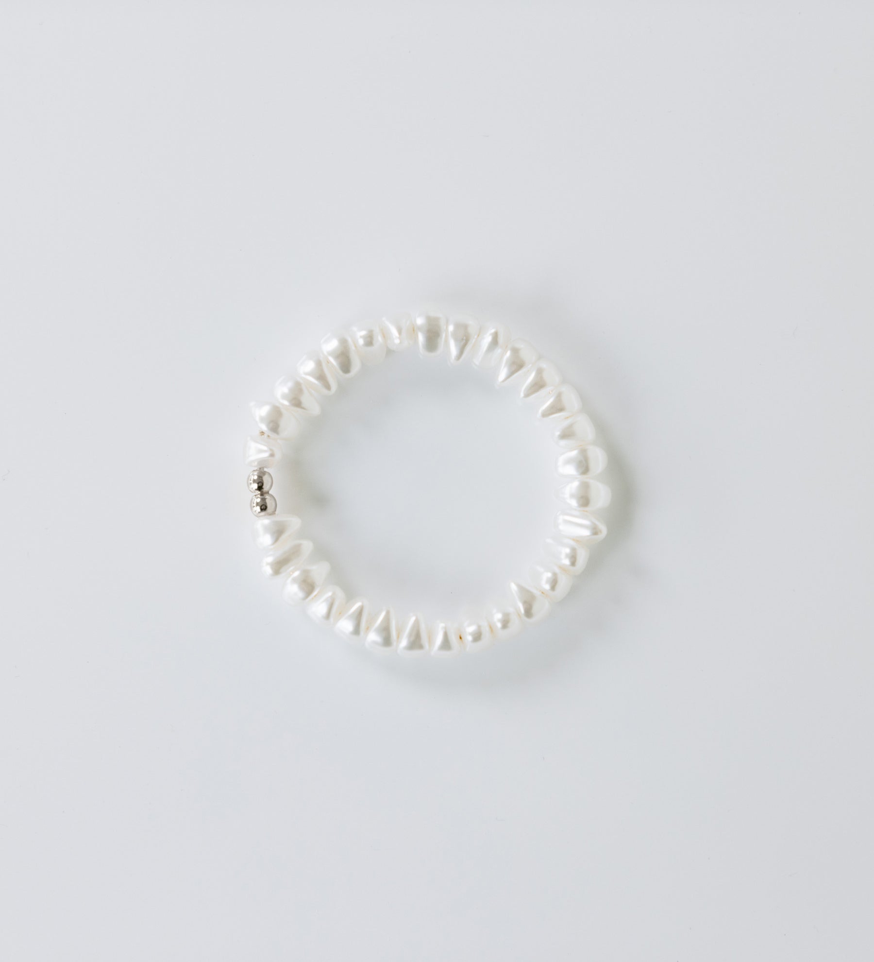 Natural Pearl Hoop