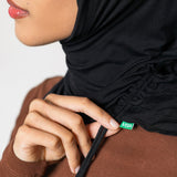 Jet Black Ruching Lite