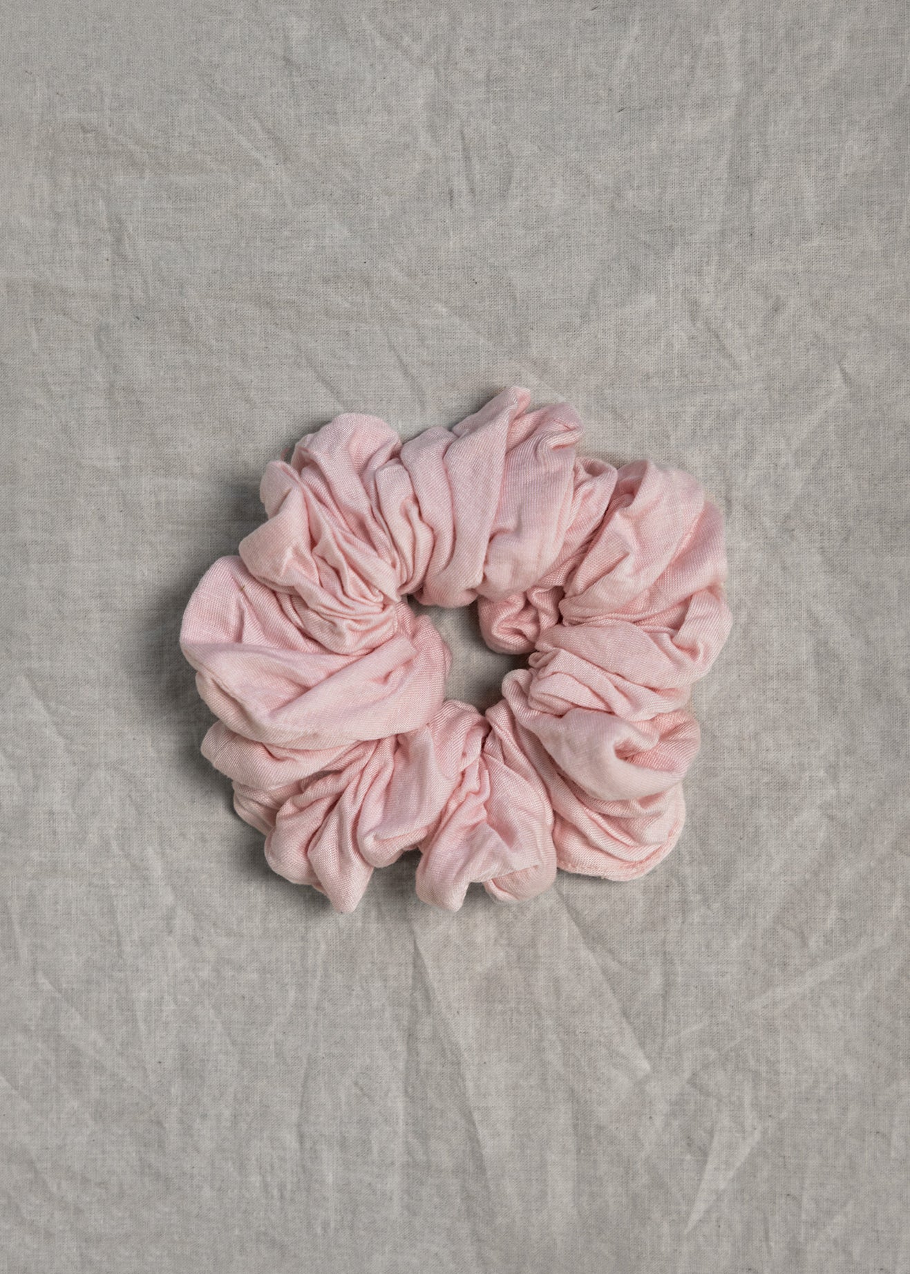 100% up-cycled jersey lite scrunchie